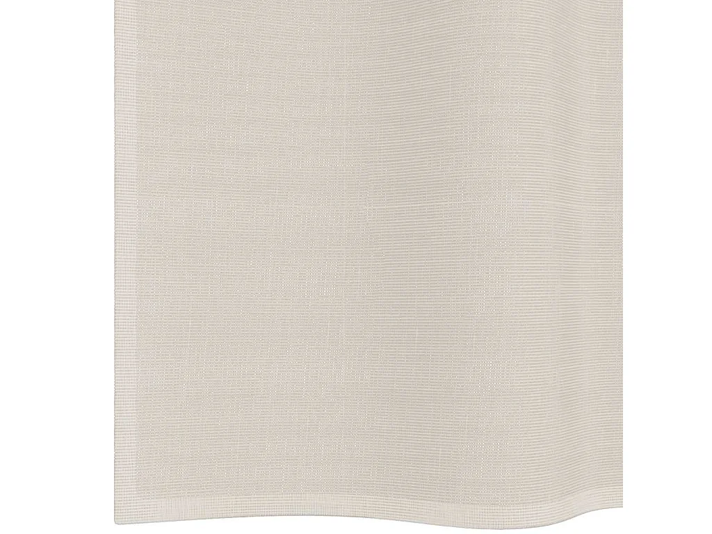 Rideaux en voile avec ?illets 2 pcs crème 140x140 cm