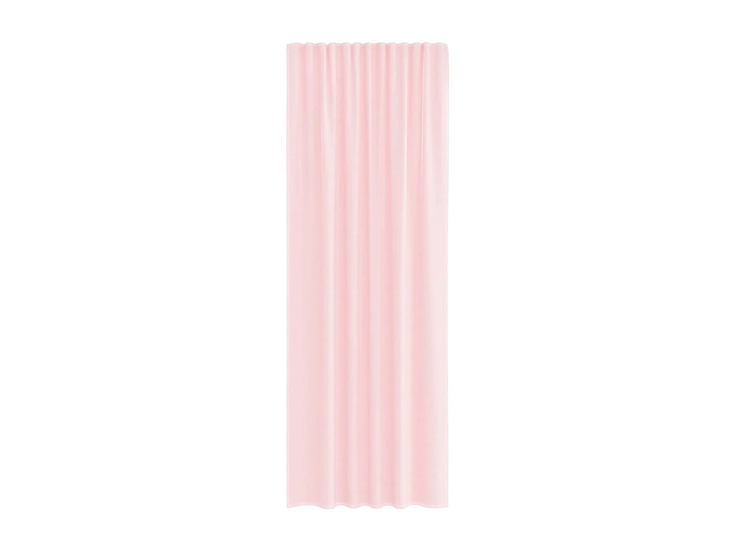 Rideaux en voile avec boucles 2 pcs rose clair 140x260 cm