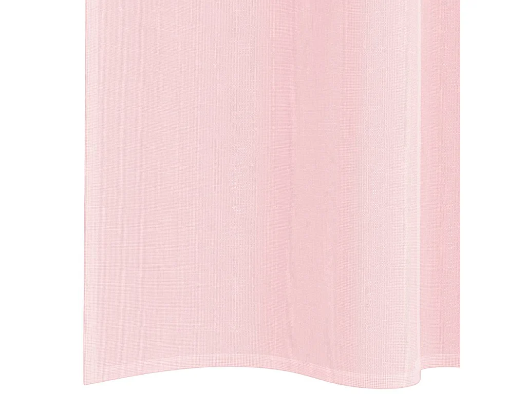 Cortinas de voile com laços 2 peças rosa claro 140x260 cm