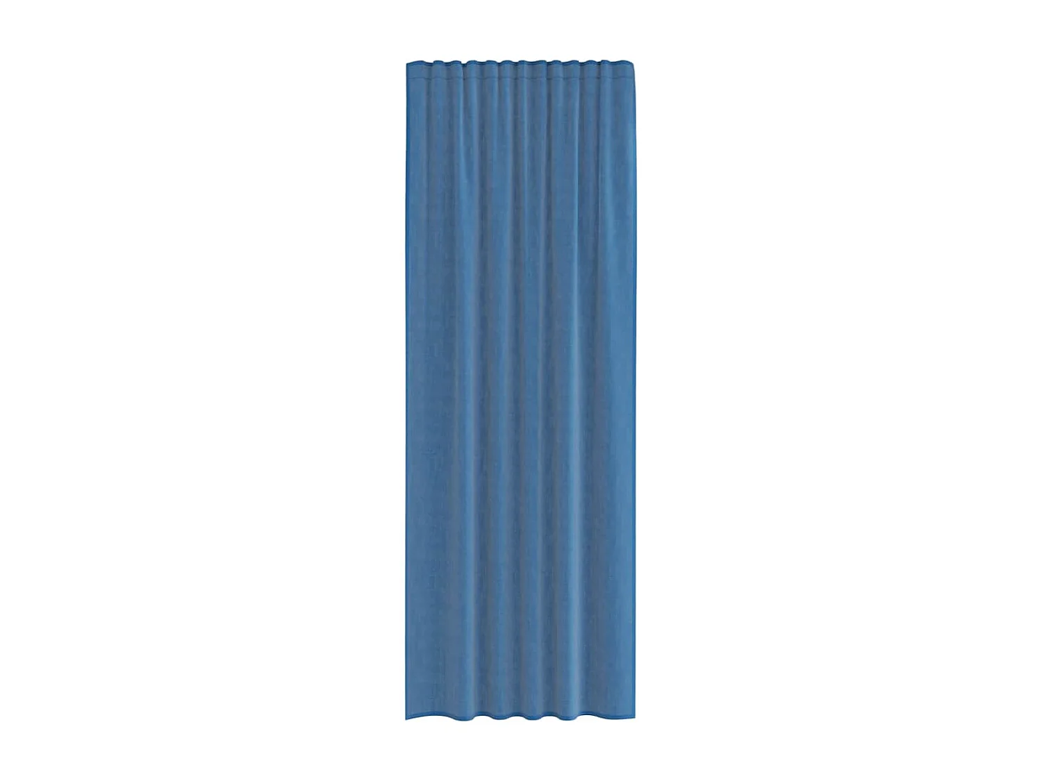 Cortinas de voile com laços 2 peças azul royal 140x260 cm