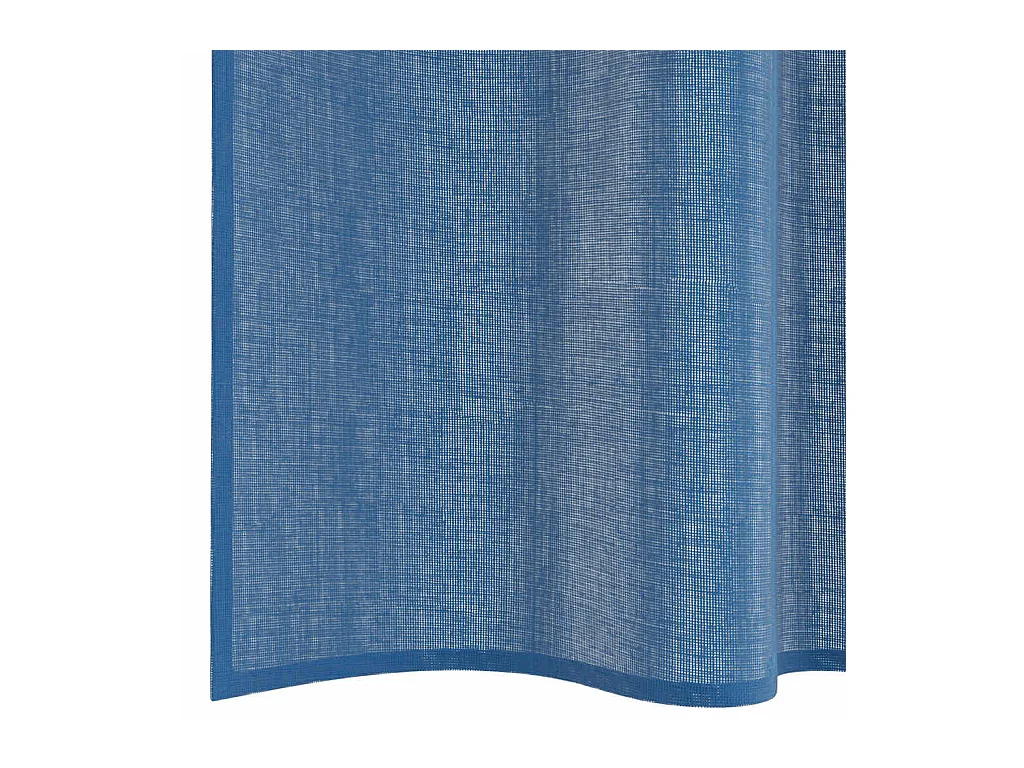 Tende in voile con passanti 2 pz blu royal 140x260 cm