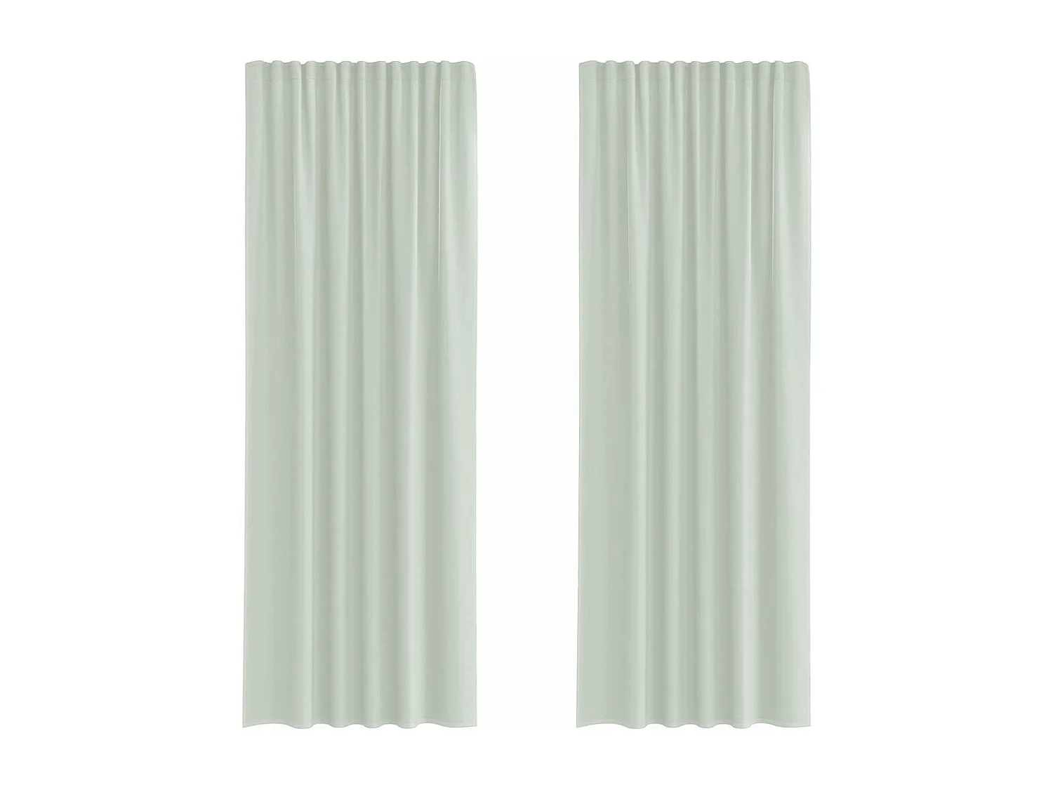 Tende in voile con passanti 2 pz grigio chiaro 140x260 cm