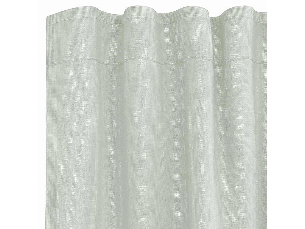 Tende in voile con passanti 2 pz grigio chiaro 140x260 cm