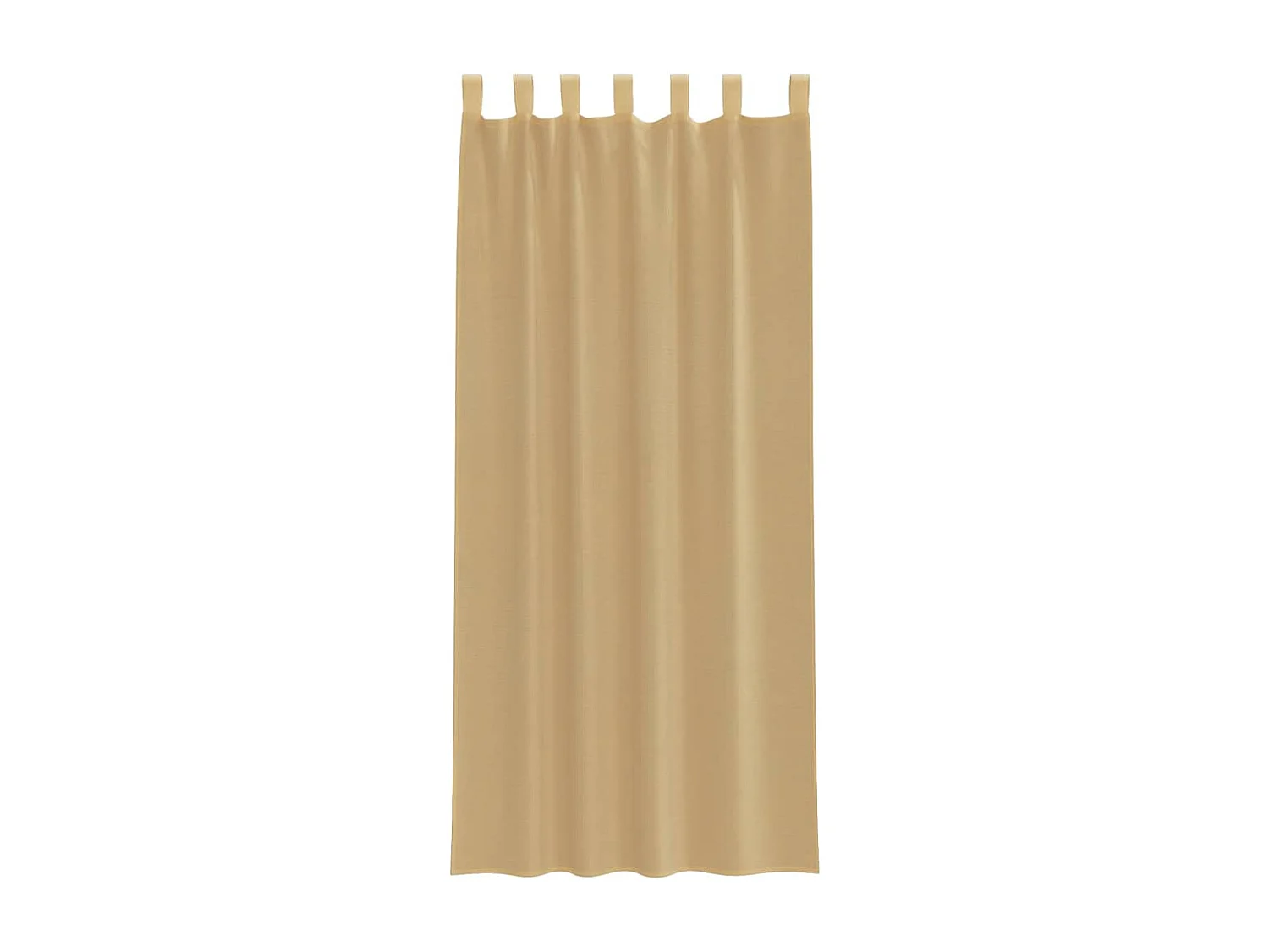 Tende in voile con tasche per asta 2 pezzi sabbia