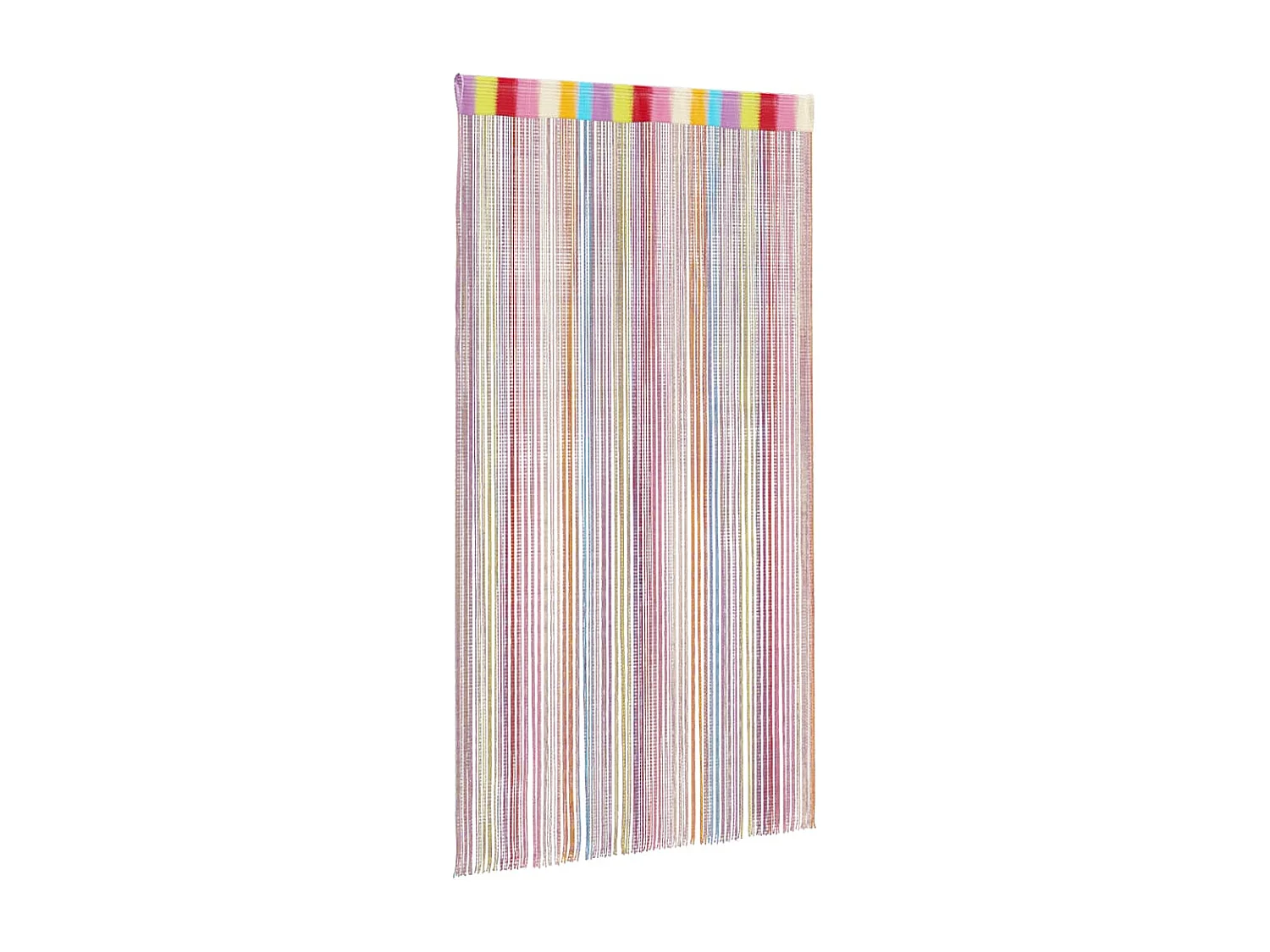 Cortina de fio 2 peças 140 x 250 cm multicolor