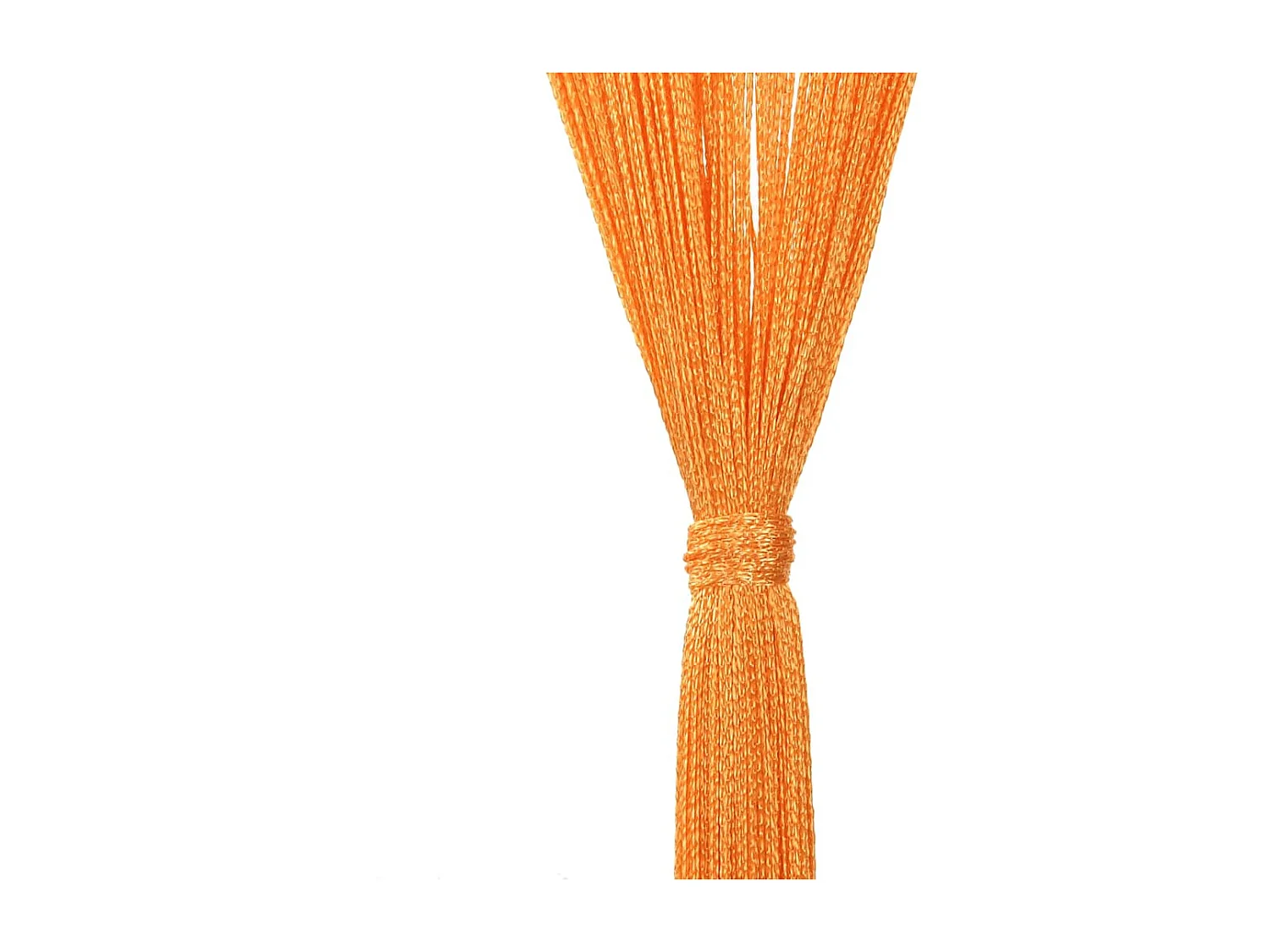 Tende a fili 2 pz arancione 100x250 cm