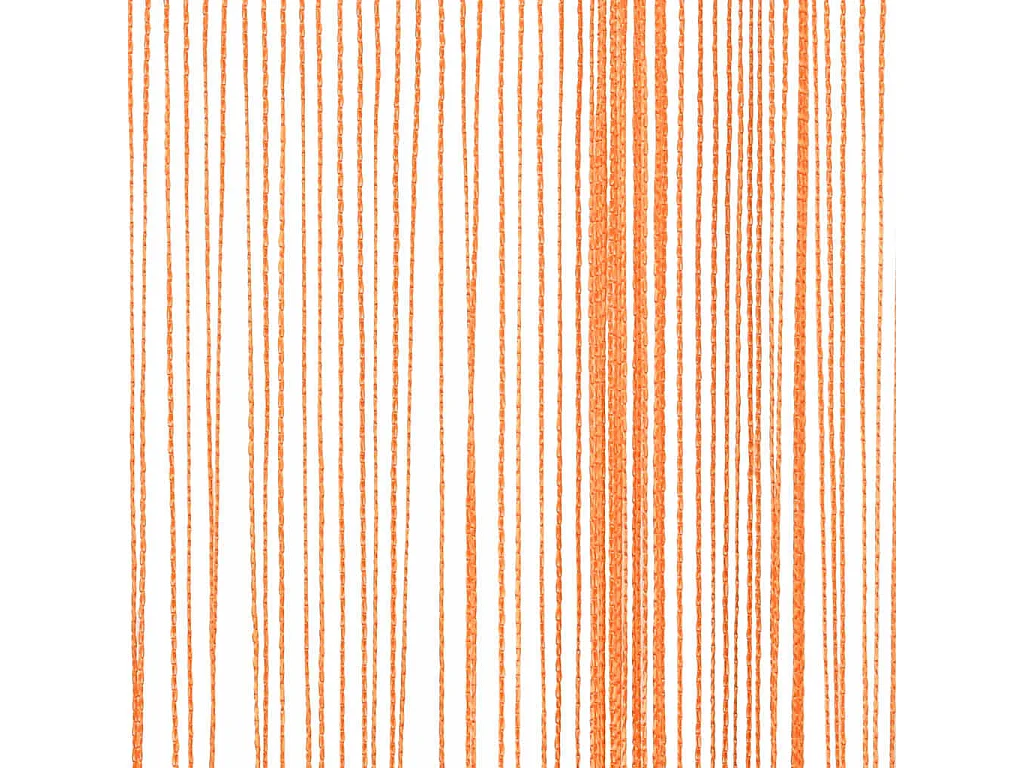 Tende a fili 2 pz arancione 100x250 cm