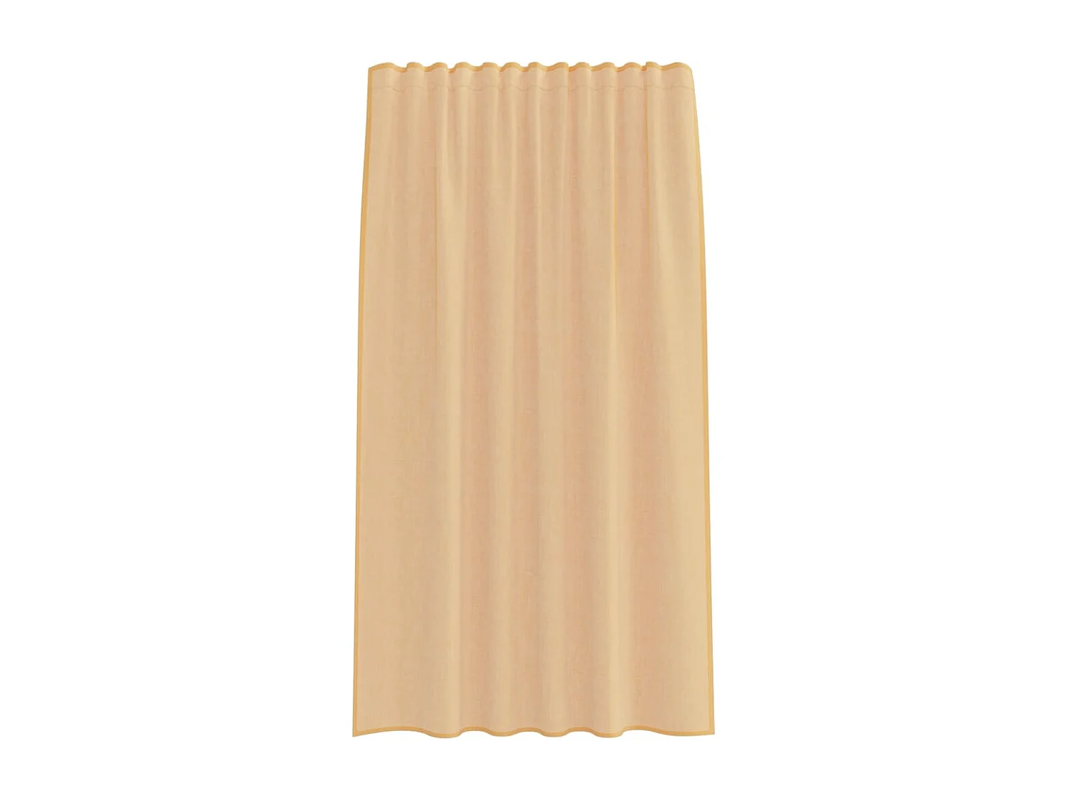 Rideaux en voile avec boucles 2 pcs sable 140x175 cm