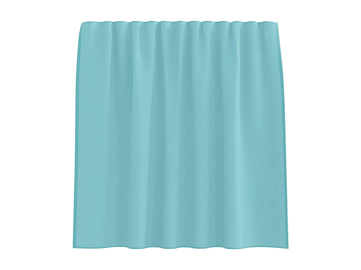 Voile Gardinen mit Schlaufen 2 Stk. türkis 140x140 cm