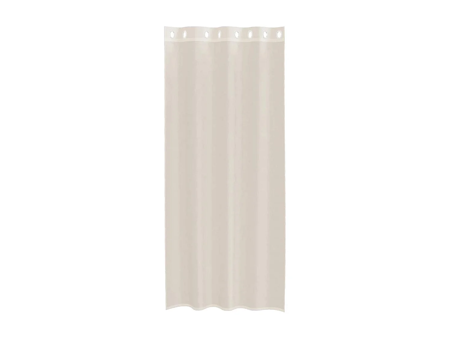 Rideaux en voile avec ?illets 2 pcs crème 140x245 cm