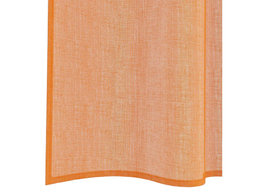 Tende in voile con passanti 2 pz terracotta 140x245 cm