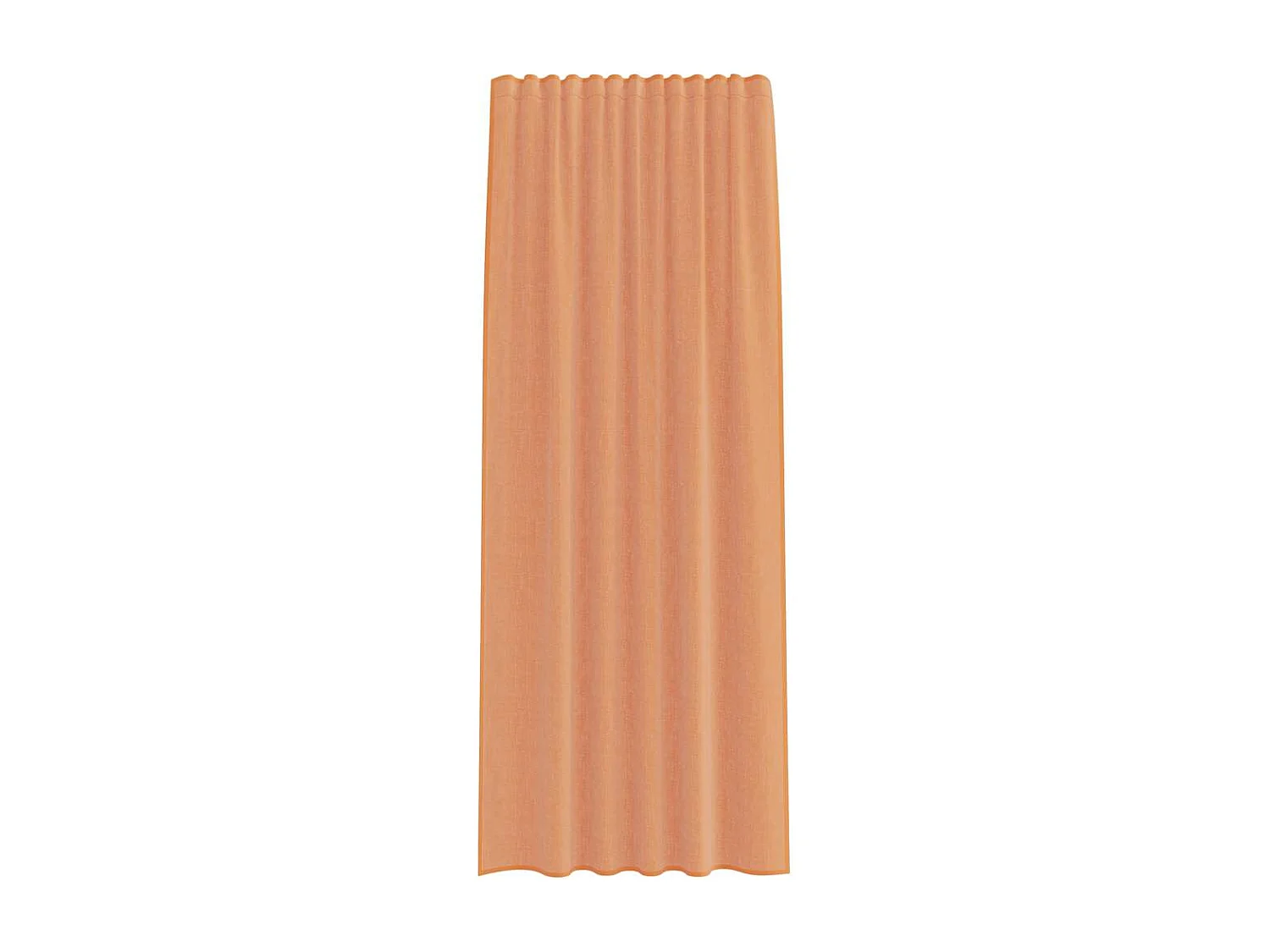Tende in voile con passanti 2 pz terracotta 140x225 cm