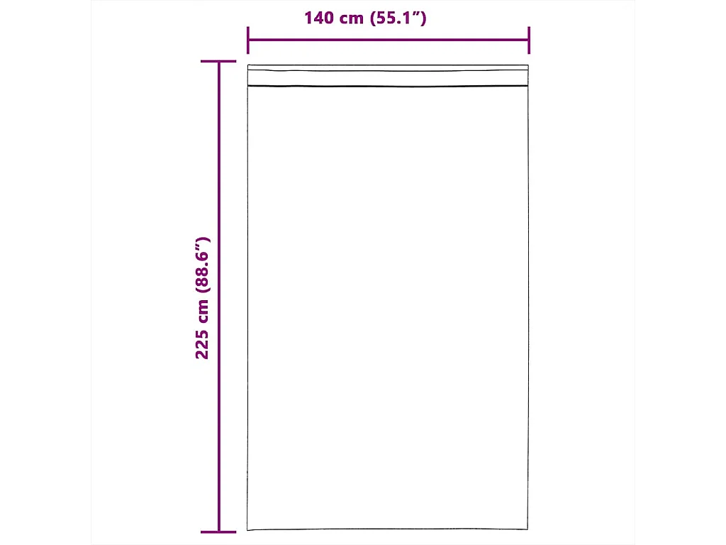Rideaux en voile avec boucles 2 pcs terre cuite 140x225 cm