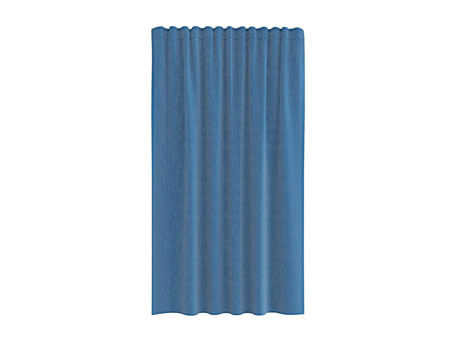 Cortinas de voile com laços 2 peças azul royal 140x175 cm