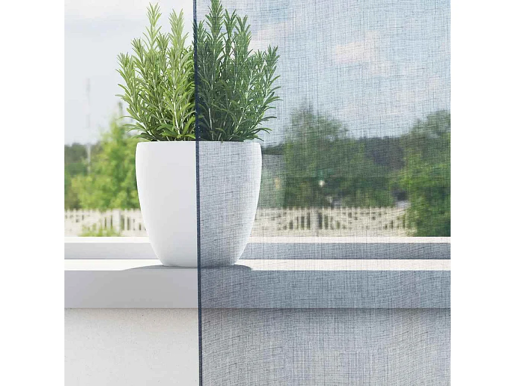 Voile Gardinen mit Schlaufen 2 Stk. royalblau 140x175 cm