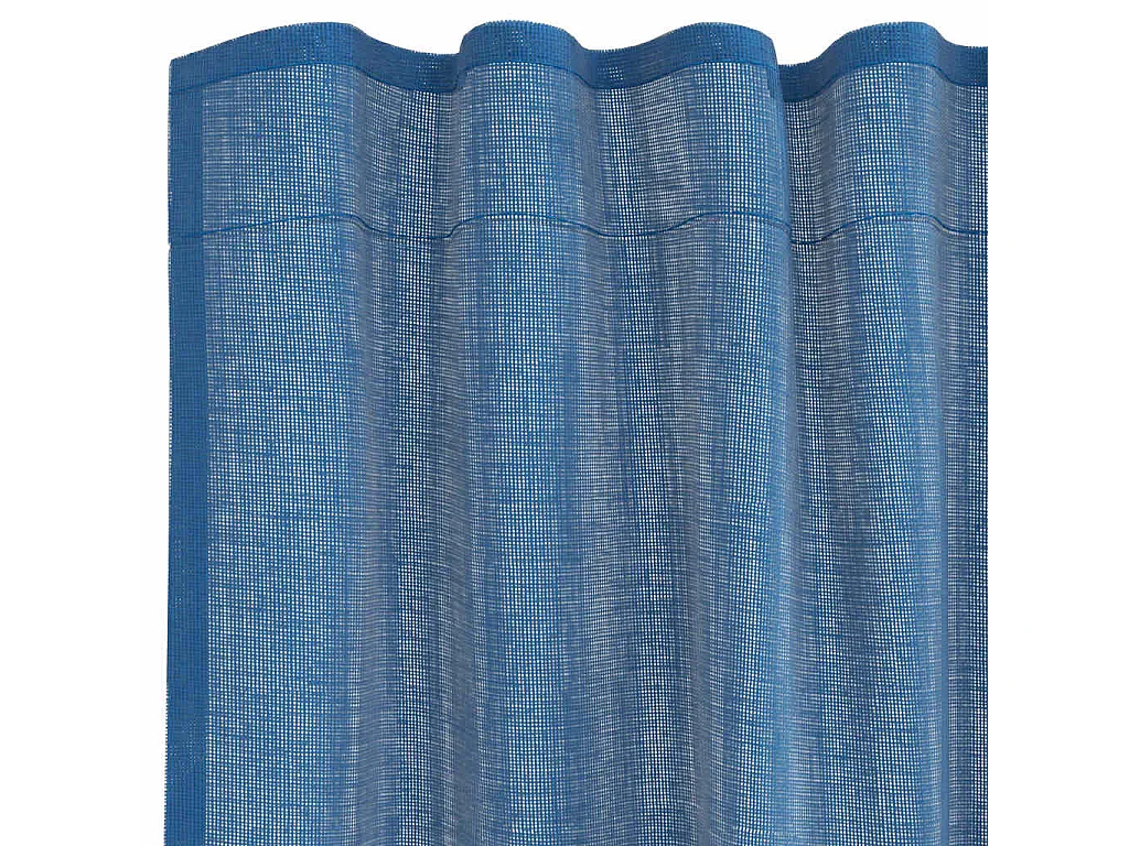 Voile Gardinen mit Schlaufen 2 Stk. royalblau 140x175 cm