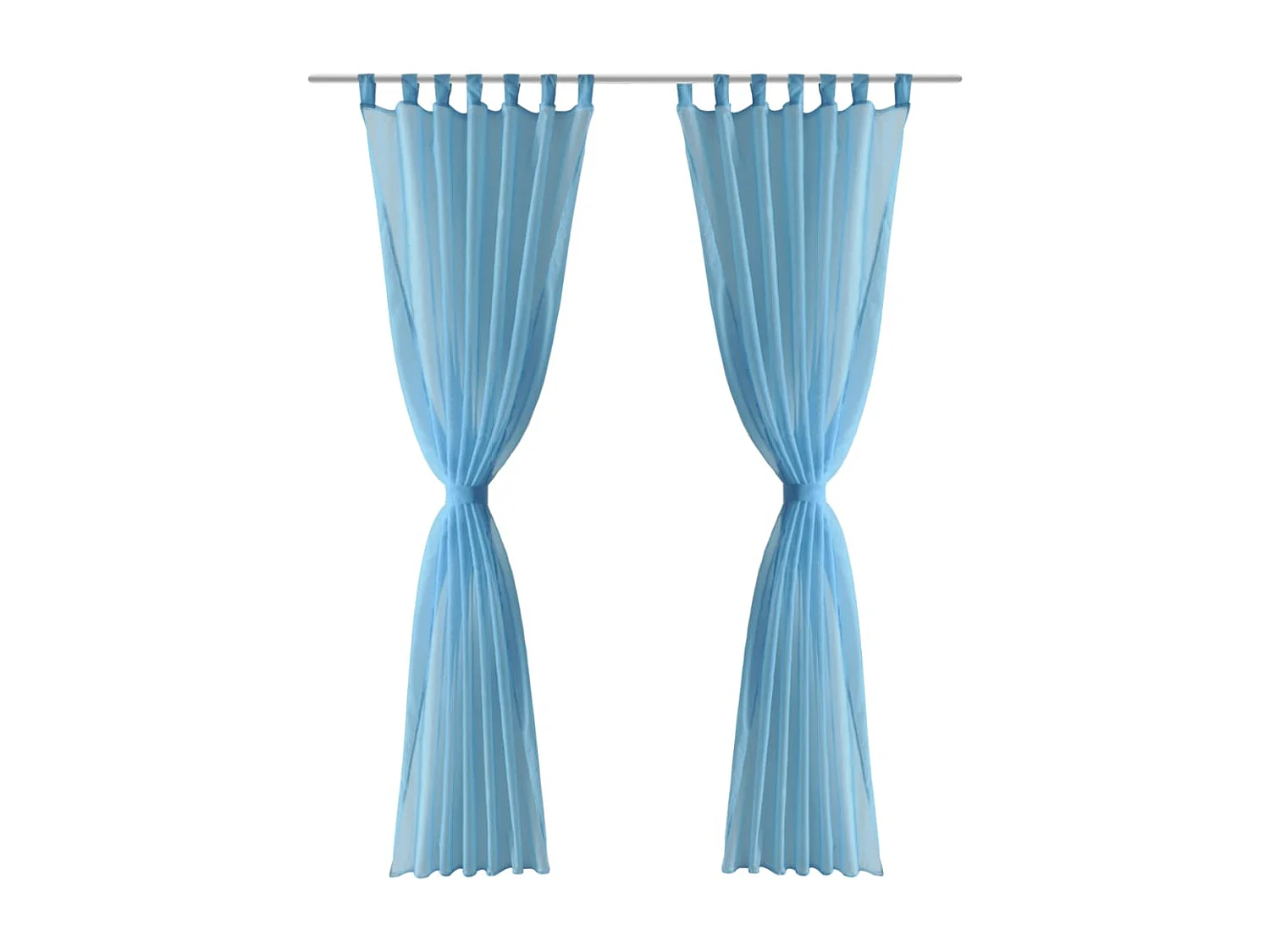 Rideau fin Turquoise 140x225 cm 2 pcs