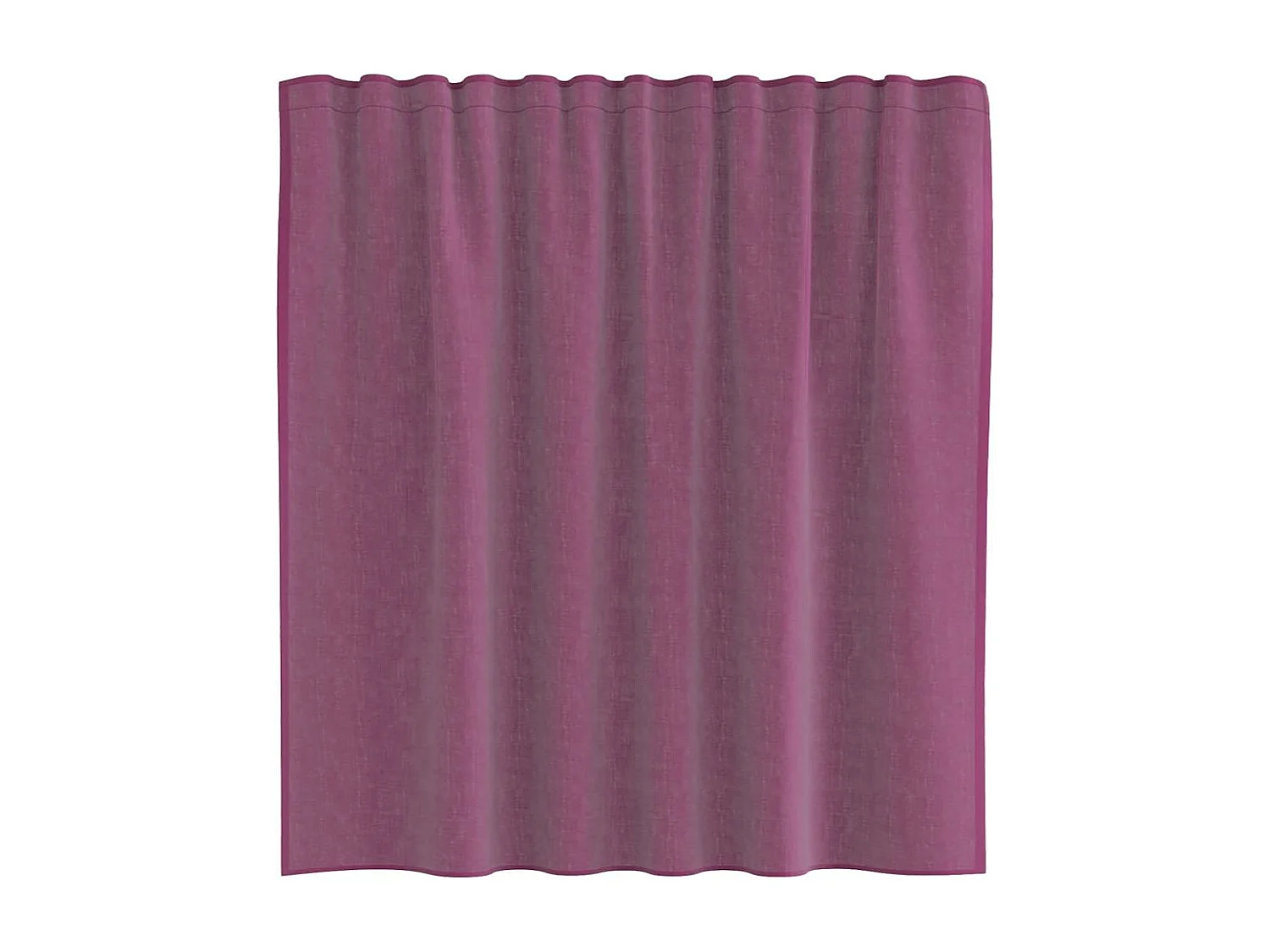 Rideaux en voile avec boucles 2 pcs violet 140x140 cm