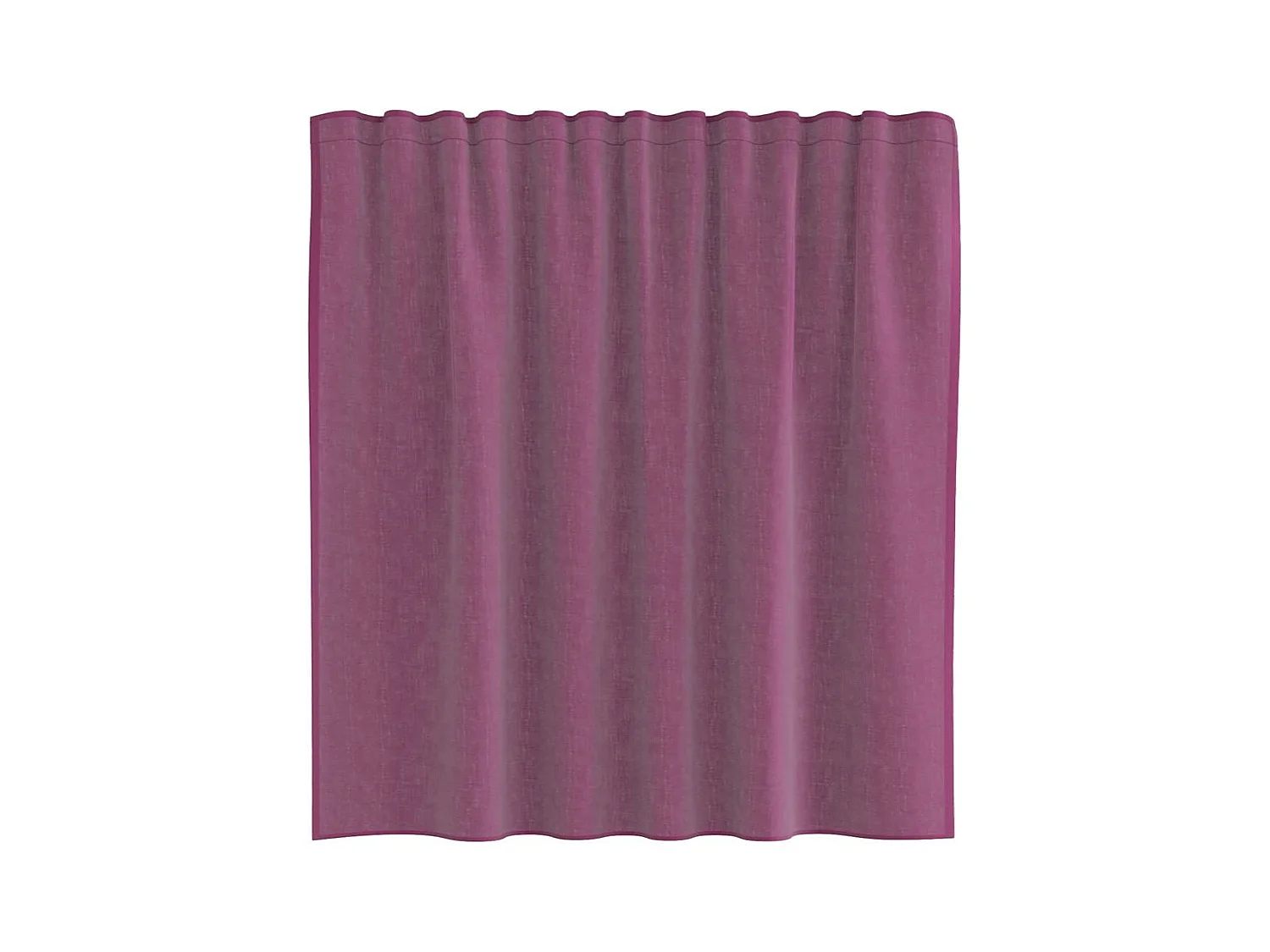 Rideaux en voile avec boucles 2 pcs violet 140x140 cm