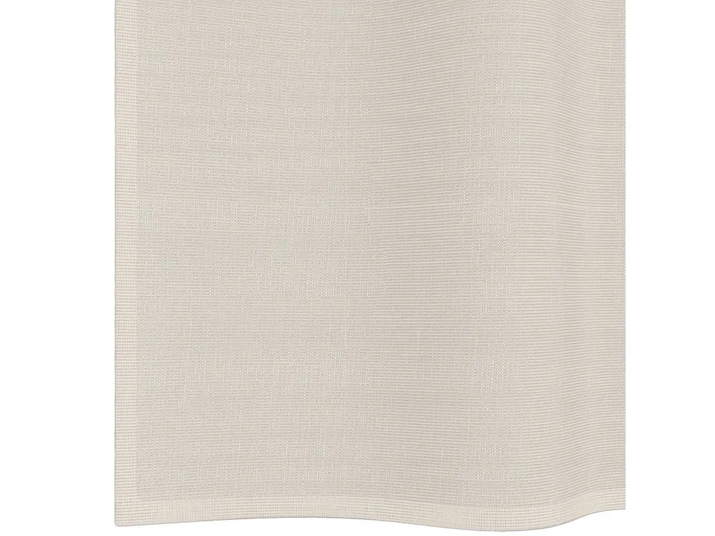 Cortinas de voile con ojales 2 uds crema 140x225 cm