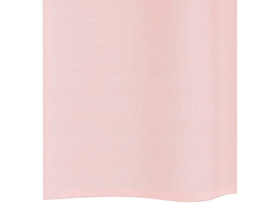 Rideaux en voile avec ?illets 2 pcs rose clair 140x140 cm