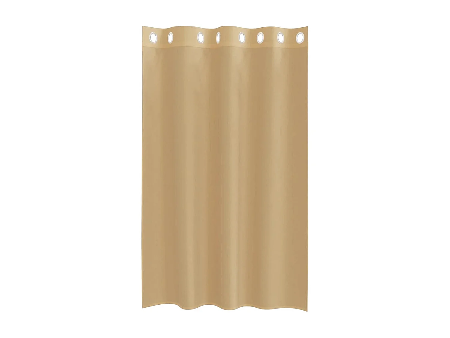 Rideaux en voile avec ?illets 2 pcs sable