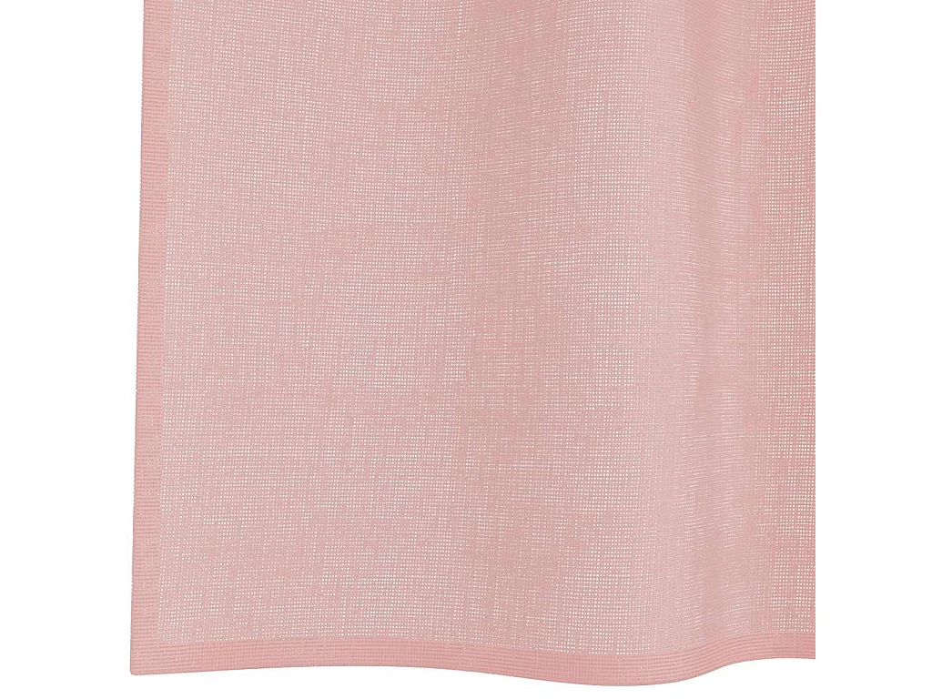 Rideaux en voile avec ?illets 2 pcs rose 140x260 cm