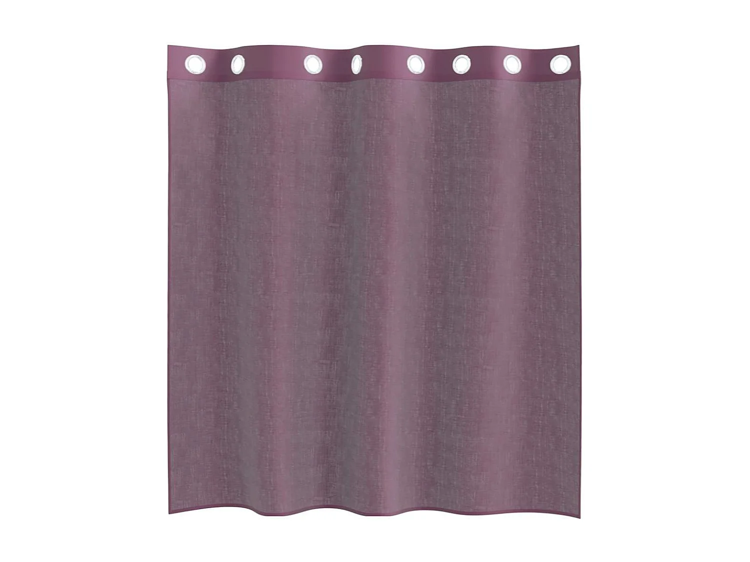 Rideaux en voile avec ?illets 2 pcs violet 140x140 cm