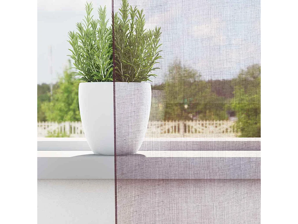 Cortinas de voile com laços 2 peças roxo 140x225 cm