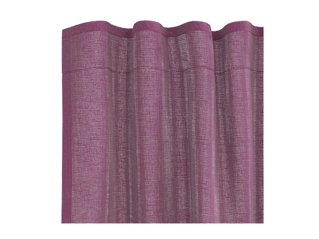 Tende in voile con passanti 2 pz viola 140x225 cm