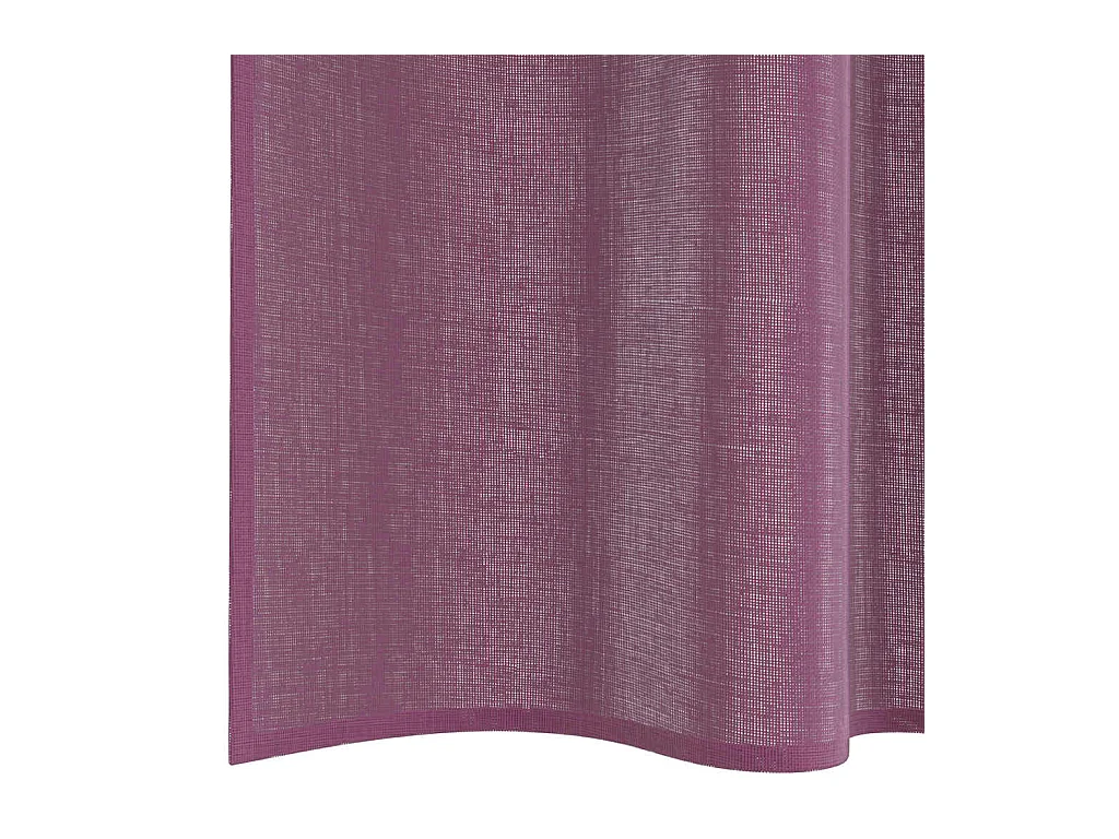 Tende in voile con passanti 2 pz viola 140x225 cm