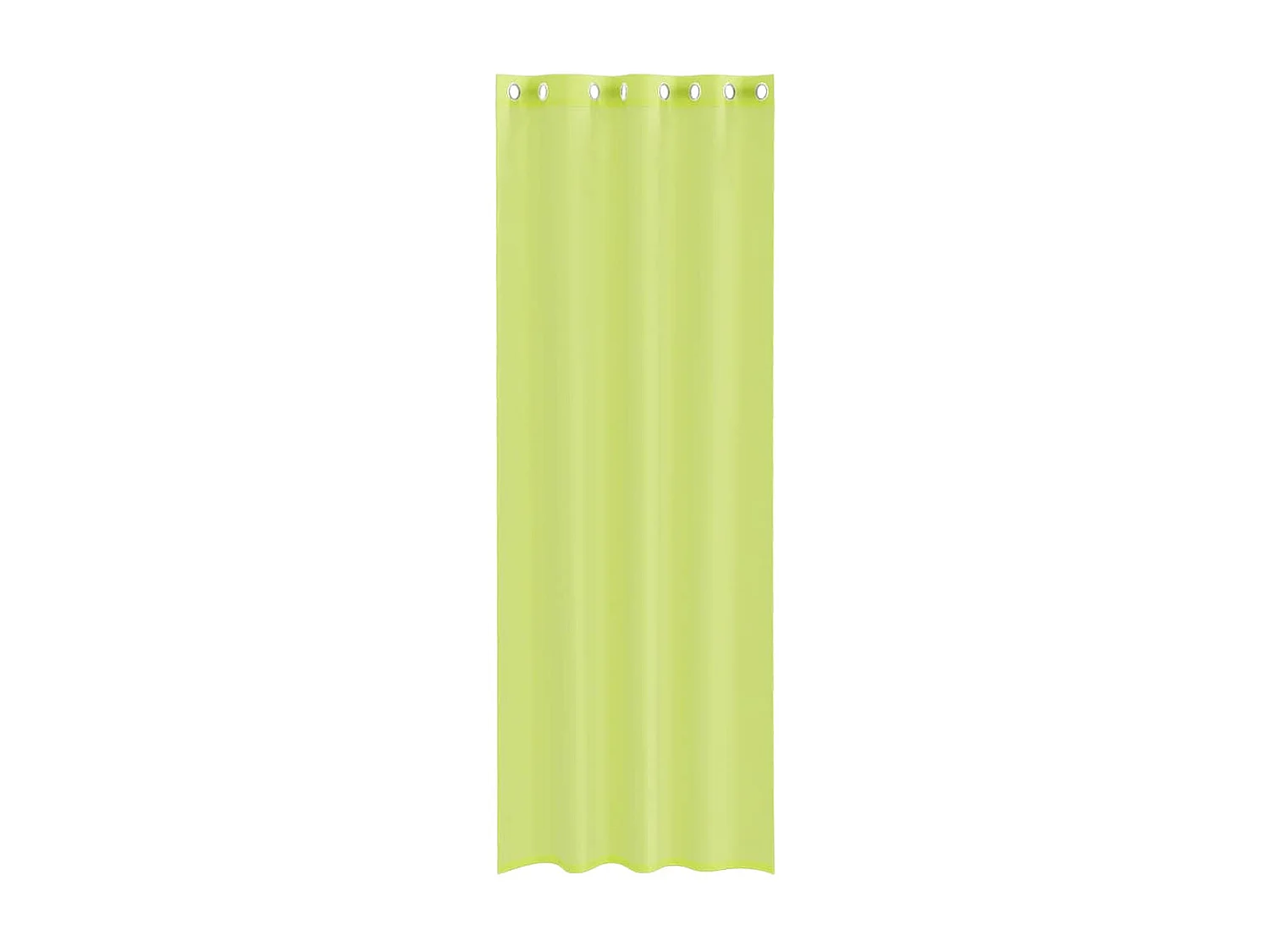 Voile gordijnen met ringen 2 stuks appelgroen 140x260 cm