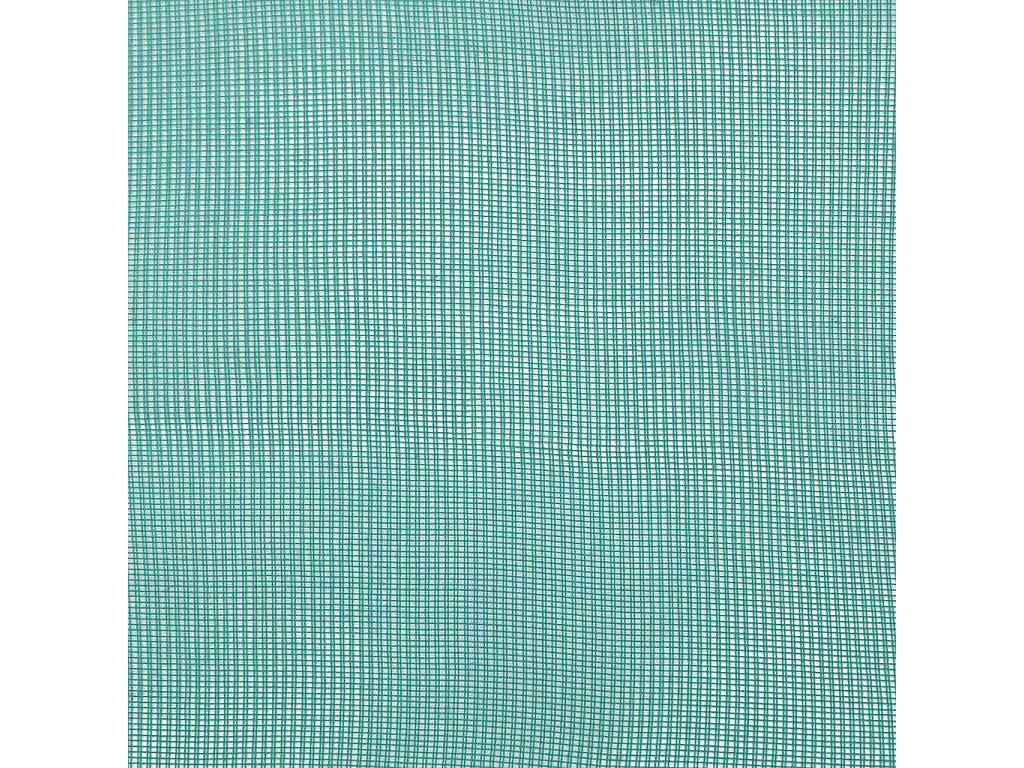 Voile gordijnen met ringen 2 stuks turquoise