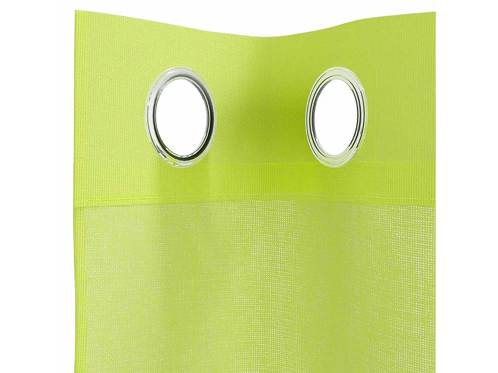 Voile gordijnen met ringen 2 stuks appelgroen 140x225 cm