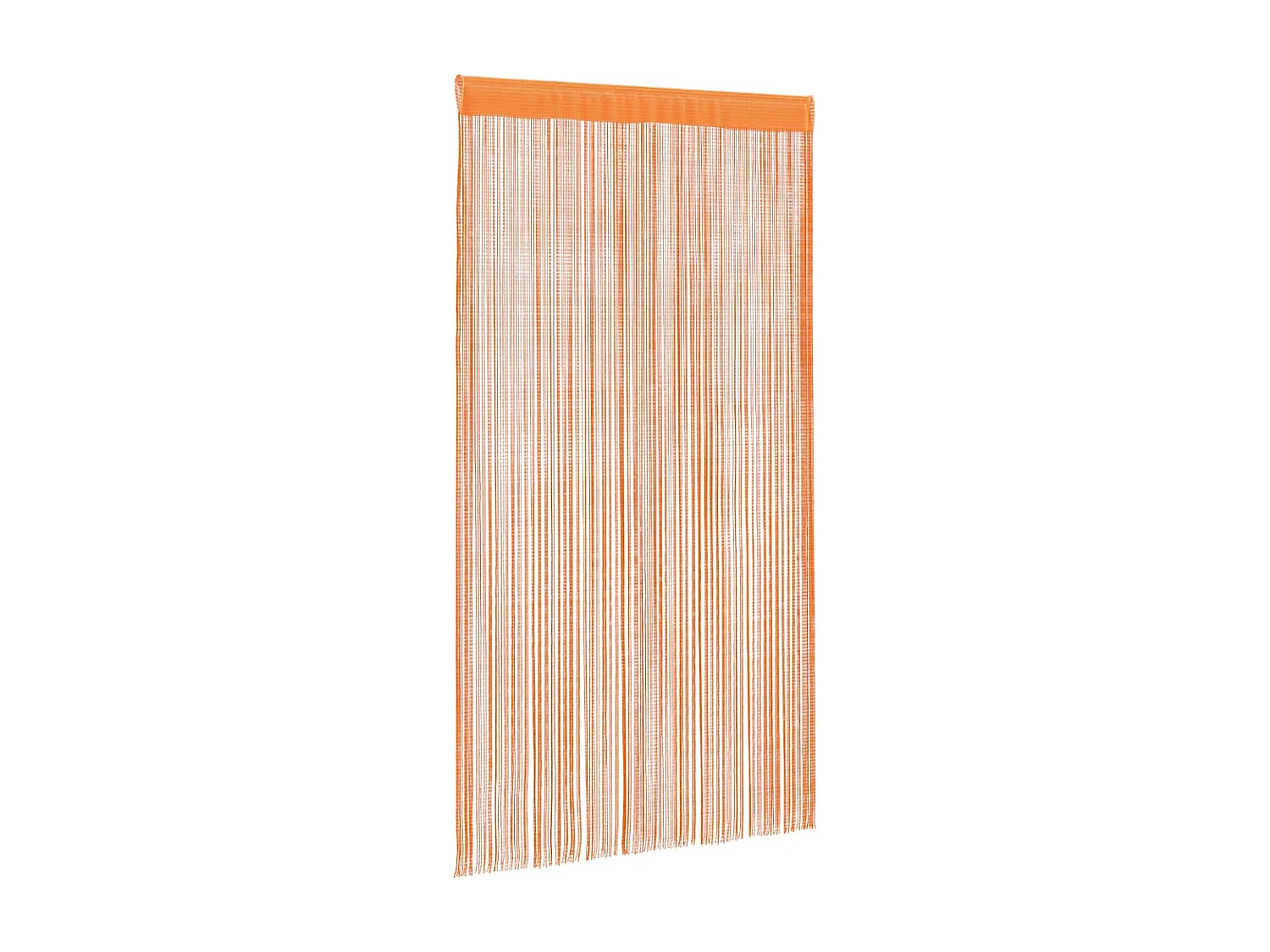 Cortina de corda 2 peças 140 x 250 cm laranja