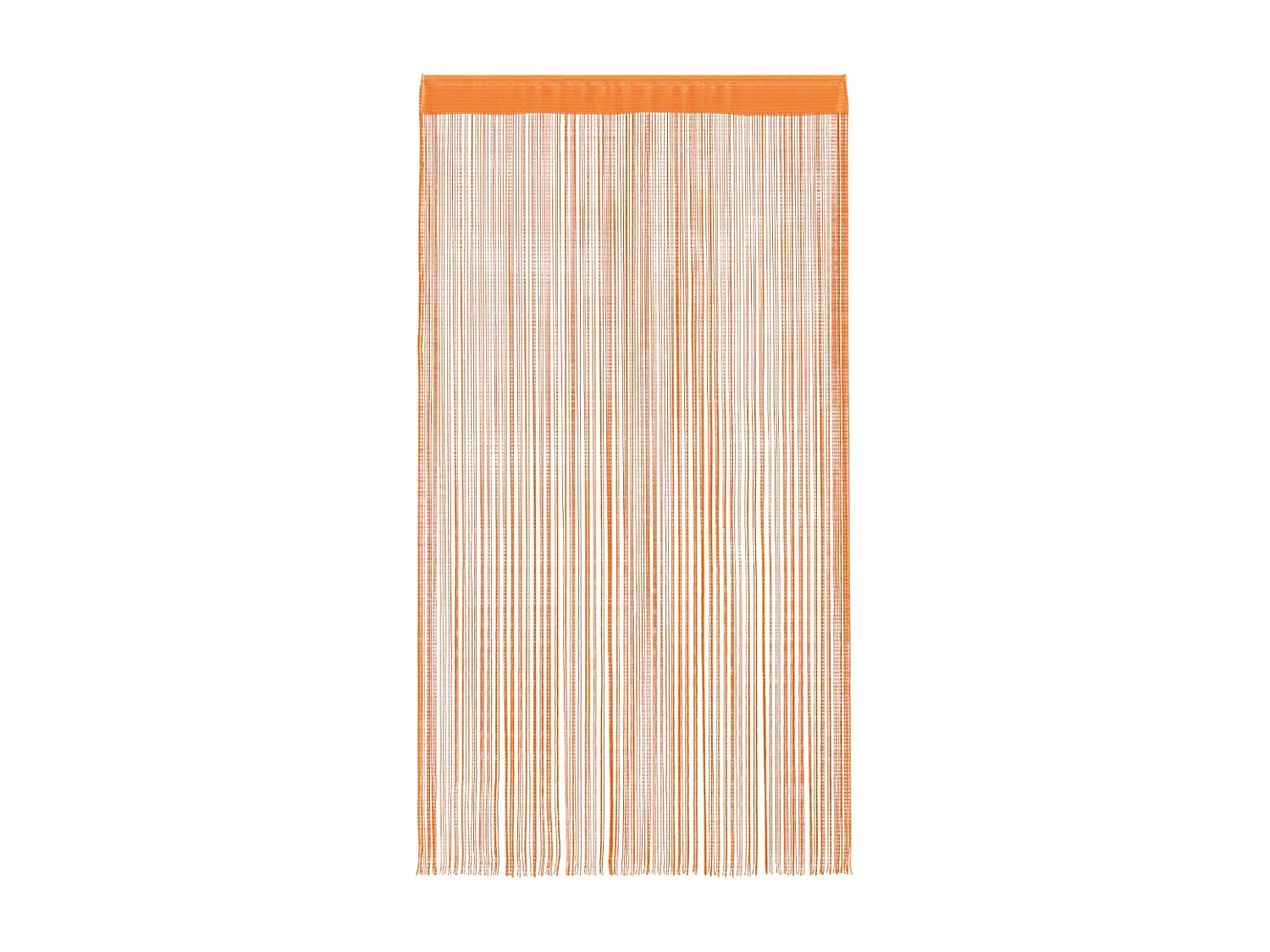 Cortina de corda 2 peças 140 x 250 cm laranja