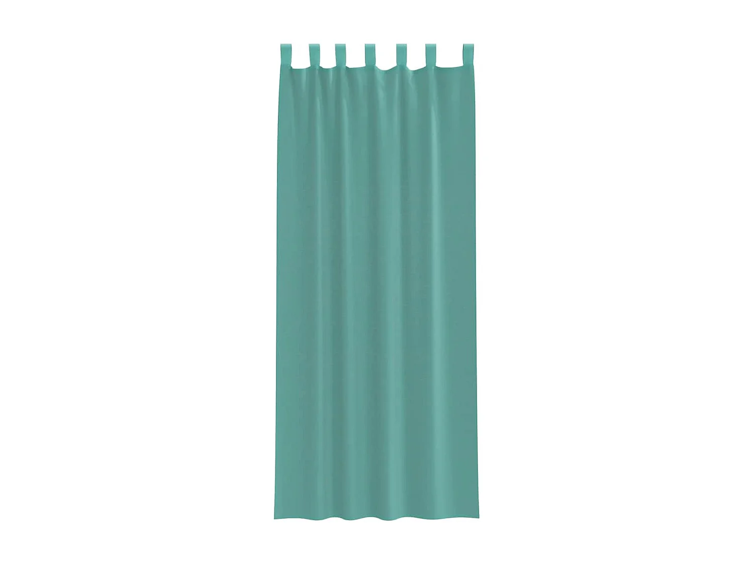 Rideaux en voile avec passe-tringles 2 pcs turquoise