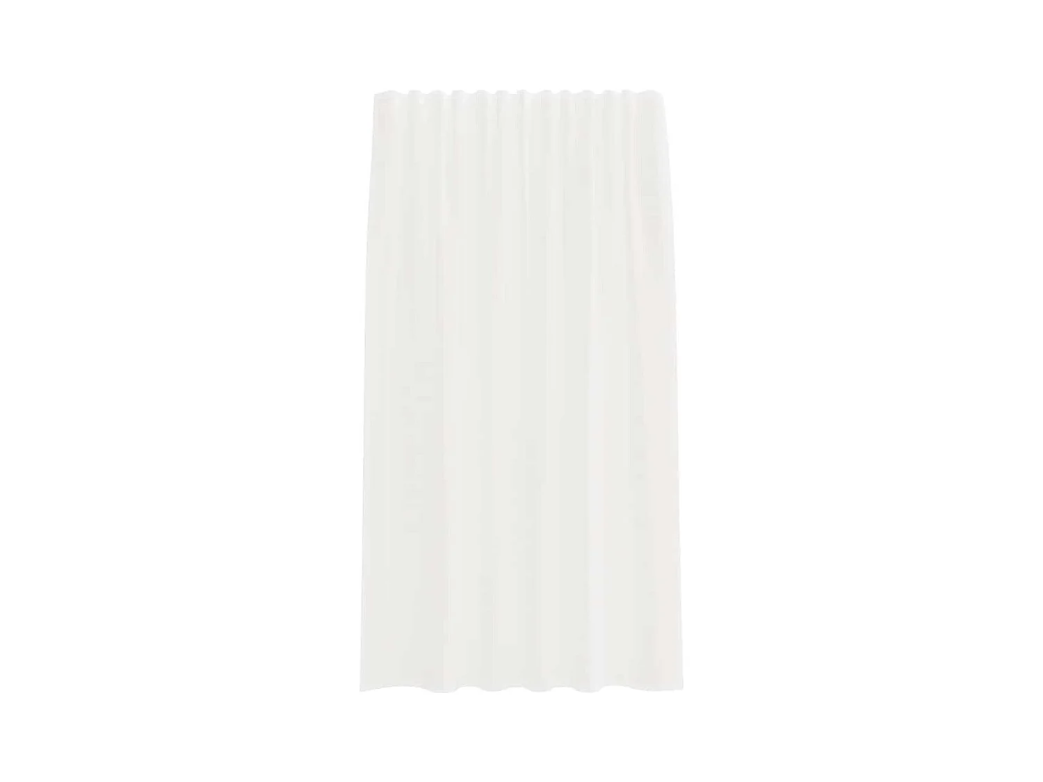 Tende in voile con passanti 2 pz bianco 140x175 cm