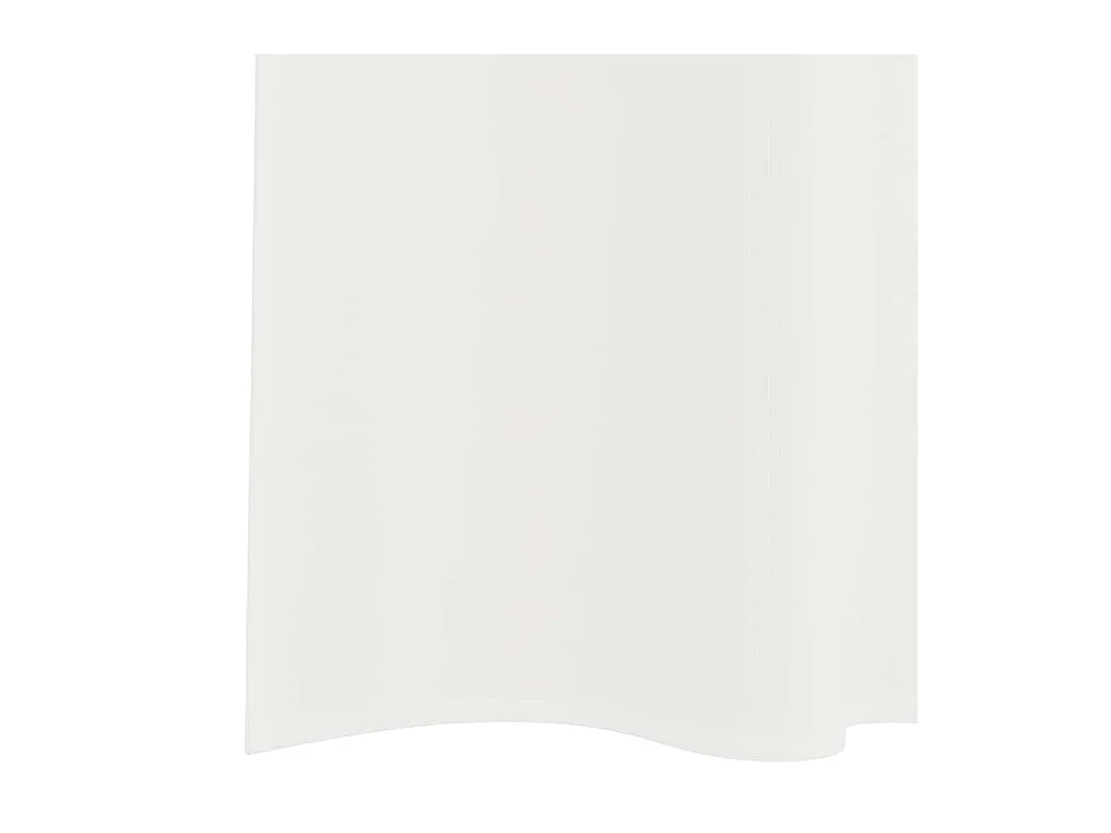 Tende in voile con passanti 2 pz bianco 140x175 cm