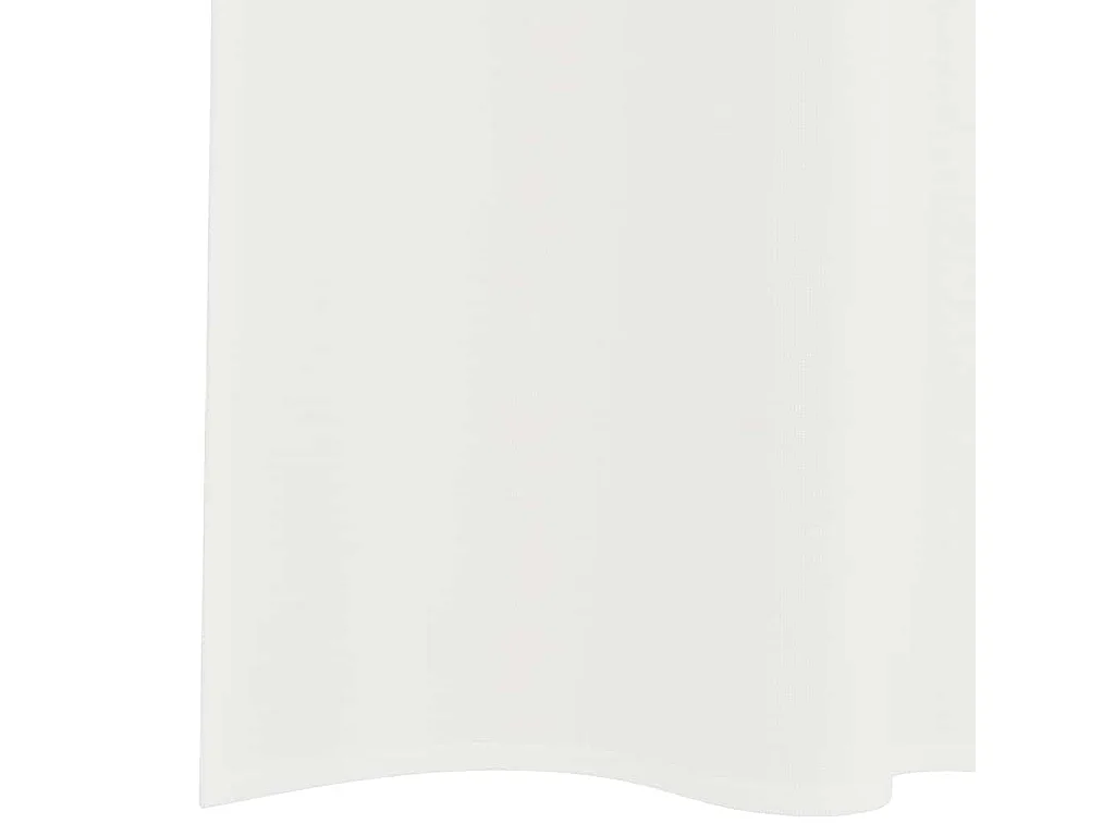 Voile Gardinen mit Schlaufen 2 Stk. weiß 140x175 cm