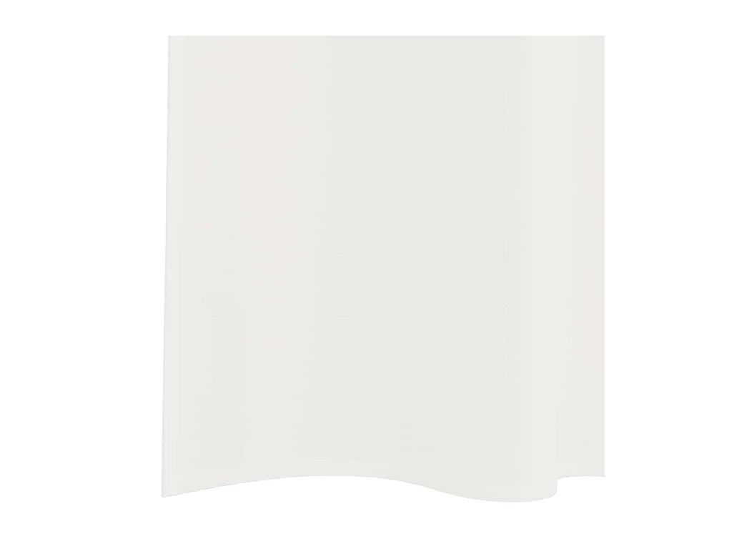 Tende in voile con passanti 2 pz bianco 140x260 cm