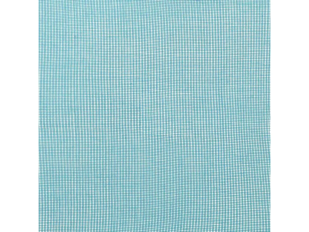 Rideaux en voile avec boucles 2 pcs turquoise 140x225 cm