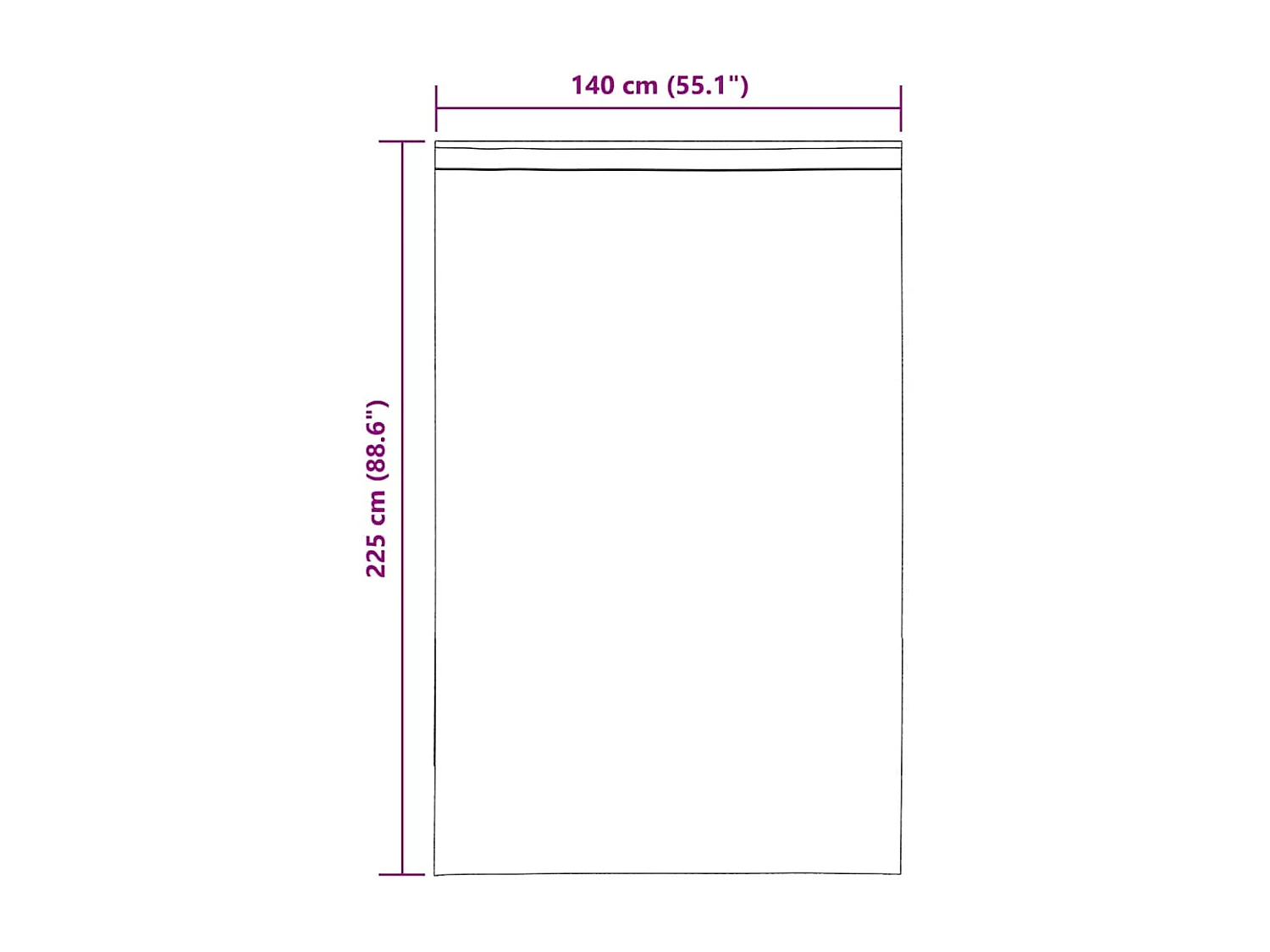 Rideaux en voile avec passants 2 pcs crème