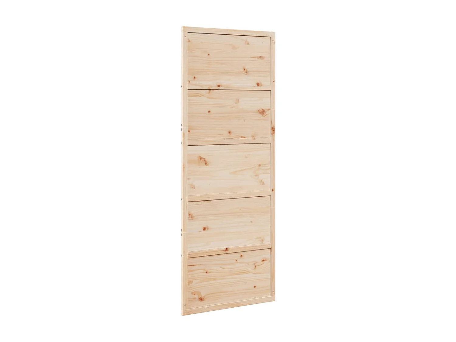 Porta da fienile 80x208 cm in legno massello di pino