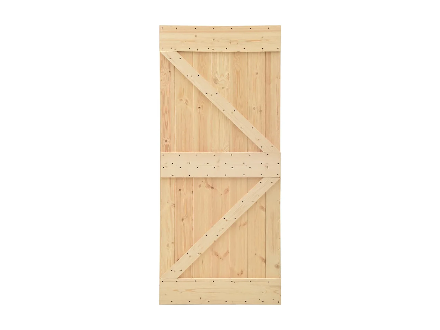 Porte 80x210 cm Bois de pin massif