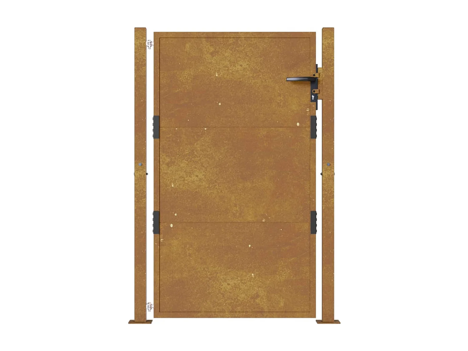 Gartentor 105x130 cm Cortenstahl