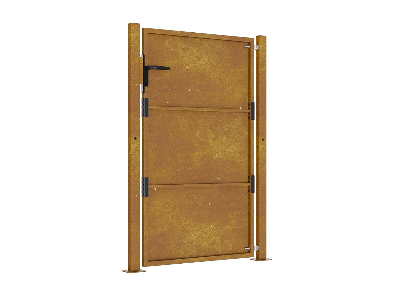 Portail de jardin 105x130 cm acier corten