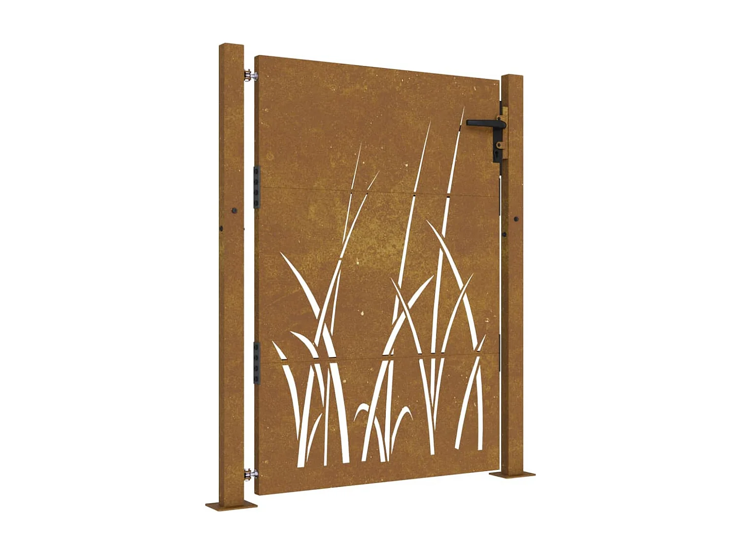 Gartentor 105x155 cm Cortenstahl Grasdesign