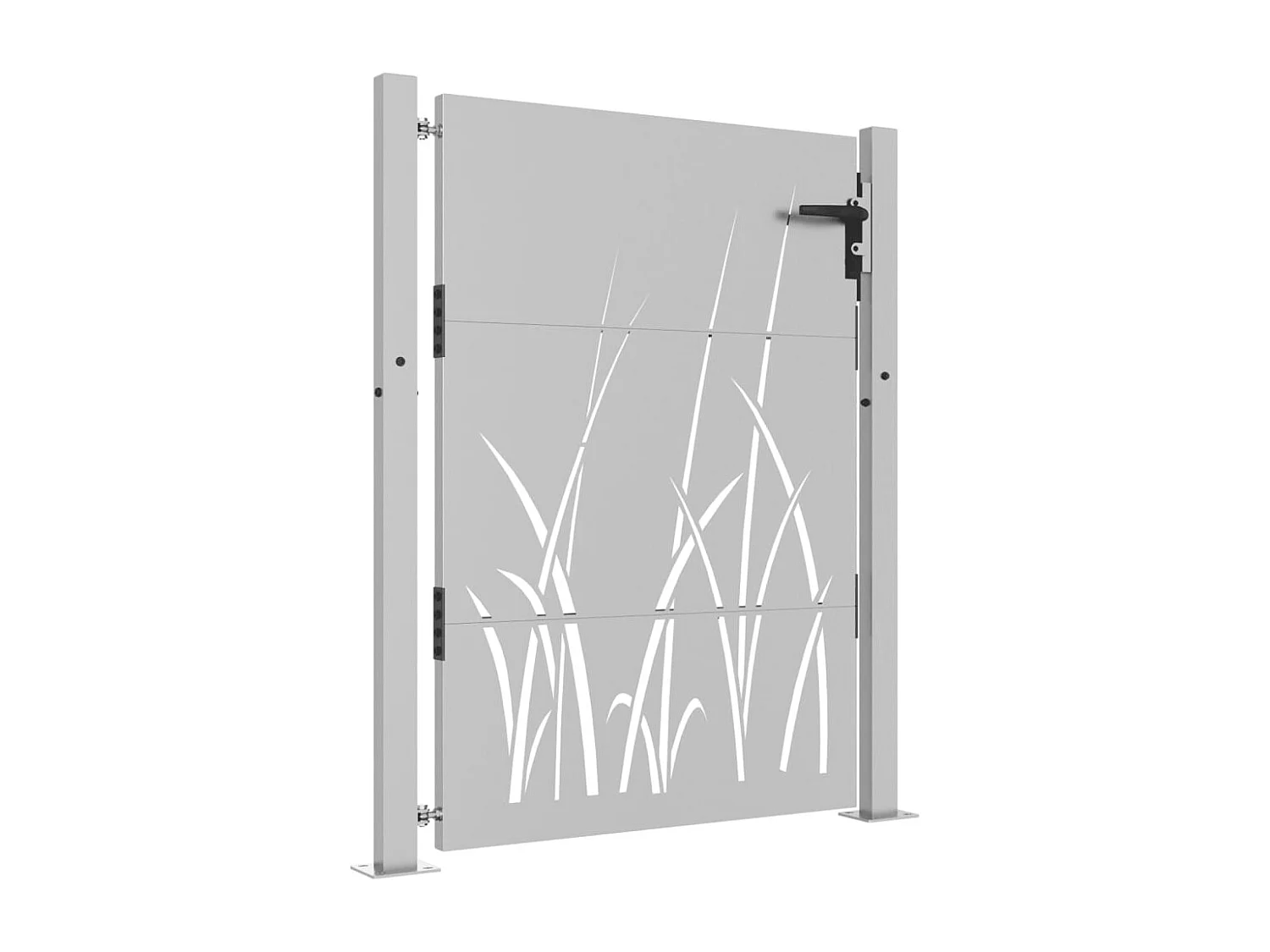 Gartentor 105x155 cm Cortenstahl Grasdesign