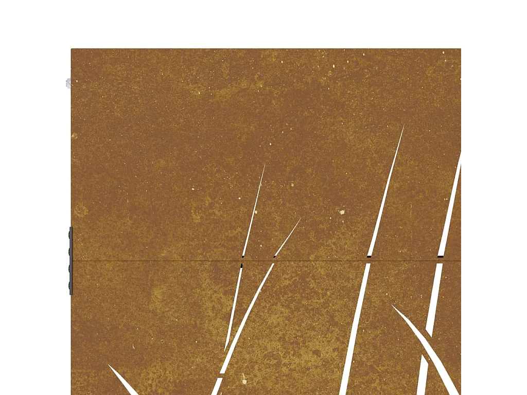 Gartentor 105x155 cm Cortenstahl Grasdesign